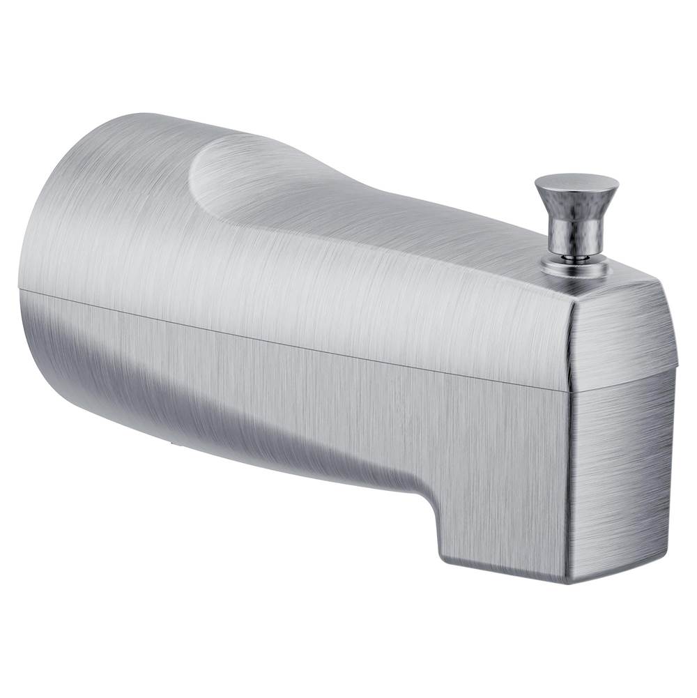 Moen - Tub Diverter Spout, Brushed Chrome - Brushed Chrome