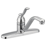 Moen - Banbury Single-Handle Lever Kitchen Faucet - Chrome