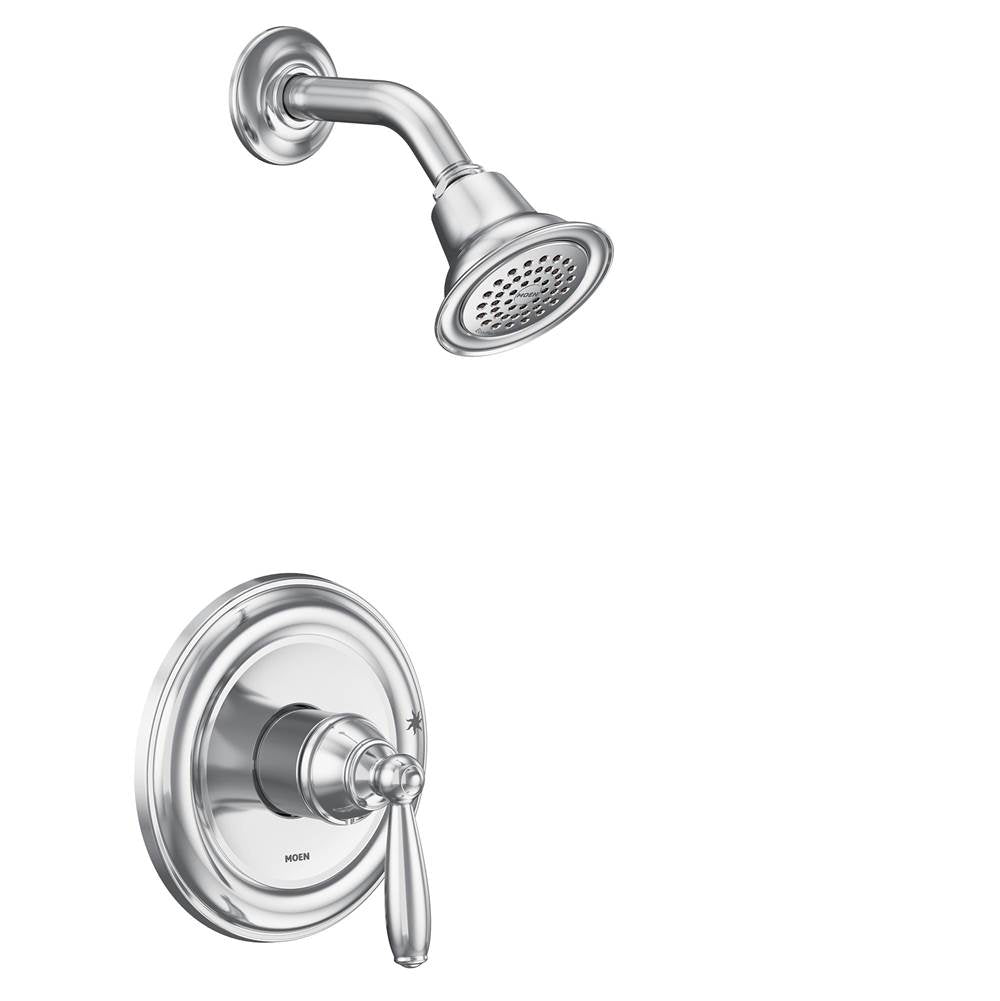 Moen - Brantford M-CORE 2-Series Eco Performance 1-Handle Tub and Shower Trim Kit in Chrome (Valve Sold Separately) - Chrome