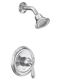 Moen - Brantford M-CORE 2-Series Eco Performance 1-Handle Tub and Shower Trim Kit in Chrome (Valve Sold Separately) - Chrome