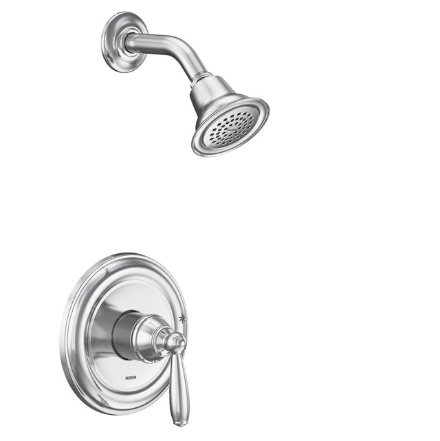 Moen - Brantford M-CORE 2-Series Eco Performance 1-Handle Tub and Shower Trim Kit in Chrome (Valve Sold Separately) - Chrome
