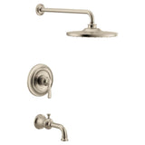 Moen - Colinet M-CORE 3-Series 1-Handle Eco-Performance Tub and Shower Trim Kit in Brushed Nickel (Valve Sold Separately) - Brushed Nickel