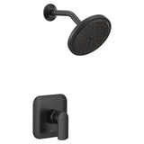 Moen - Rizon M-CORE 3-Series 1-Handle Eco-Performance Shower Trim Kit in Matte Black (Valve Sold Separately) - Matte Black