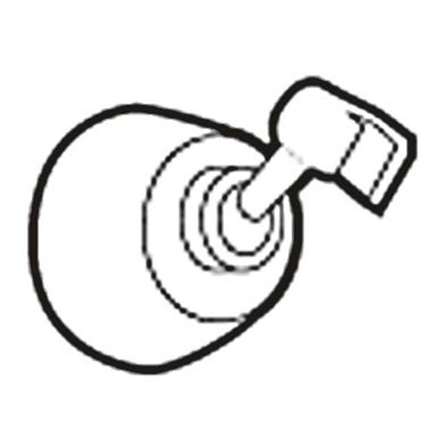 Moen - Hand-Held ShowerWall Bracket Kit, 5270 Series - Chrome