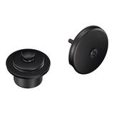 Moen - Push-N-Lock Tub and Shower Drain Kit with 1-1/2 Inch Threads, Wrought Iron - Wrought Iron