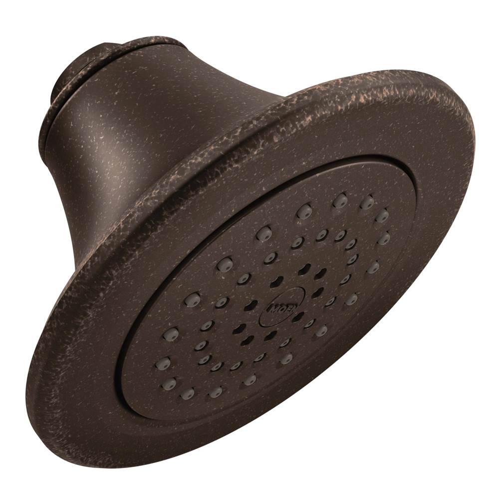 Moen - Icon 5-7/8'' One-Function Showerhead with 2.5 GPM Flow Rate, Oil Rubbed Bronze - Oil Rubbed Bronze