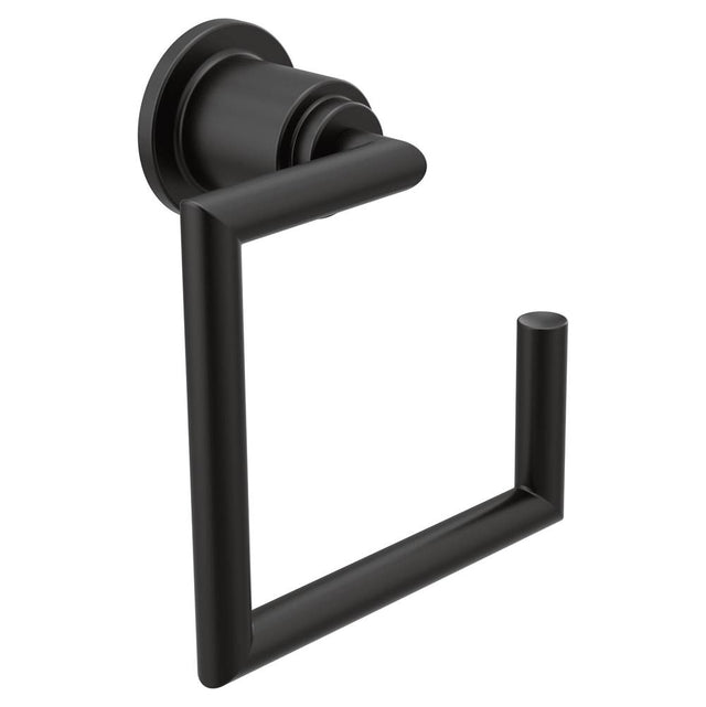 Moen - Matte Black Towel Ring - Matte Black