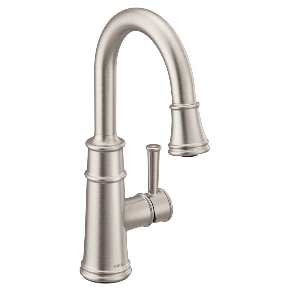 Moen - Belfield Single-Handle Bar Faucet Featuring Reflex in Spot Resist Stainless - Spot Resist Stainless