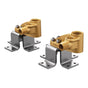 Moen - Freestanding Floor Mount Tub Filler Double Riser Floor Joist Concrete Mounting Kit - Unfinished