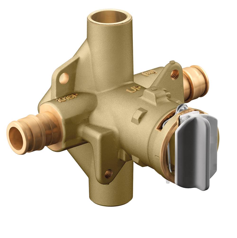 Moen - M PACT PEX Tub and Shower Pressure Balance Valve less Volume Control - Unfinished