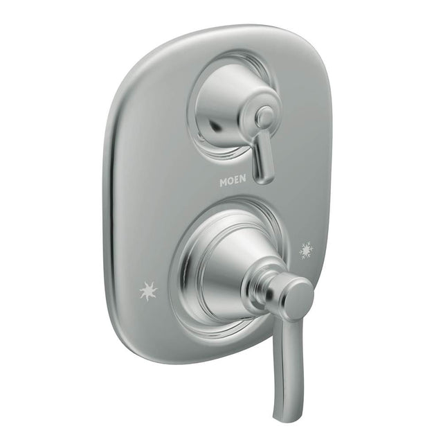 Moen - Rothbury Moentrol Shower Valve with 3-Function Integrated Diverter Valve Trim, Valve Required, Chrome - Chrome