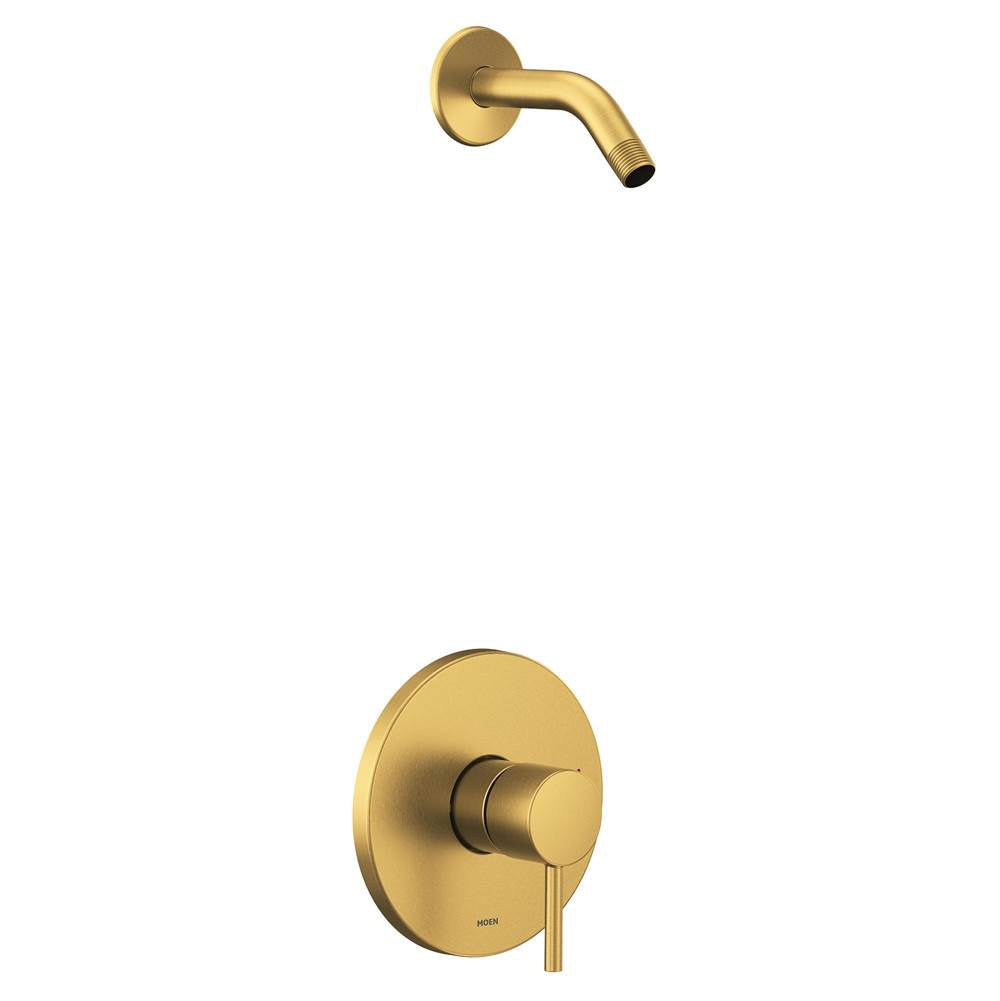 Moen - Align M-CORE 2-Series 1-Handle Shower Trim Kit in Brushed Gold (Valve Sold Separately) - Brushed Gold