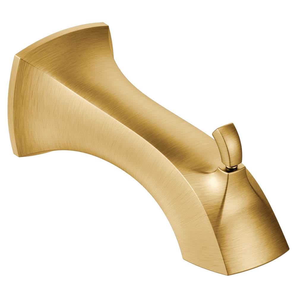 Moen - Voss 1/2-Inch Slip Fit Connection Diverter Tub Spout, Brushed Gold - Brushed Gold