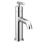 Moen - Gibson One-Handle Single Hole Modern Bathroom Sink Faucet with Optional Deckplate, Chrome - Chrome