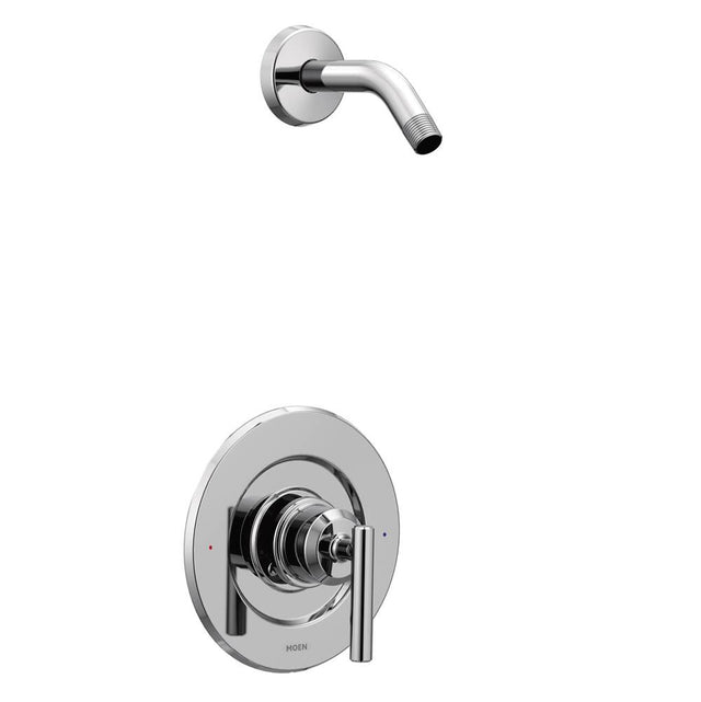 Moen - Gibson Posi-Temp One-Handle Shower Only Trim Valve Without Showerhead, Chrome - Chrome
