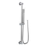 Moen - Modern Eco-Performance Handshower Handheld Shower with 30-Inch Slide Bar and 69-Inch Metal Hose, Chrome - Chrome