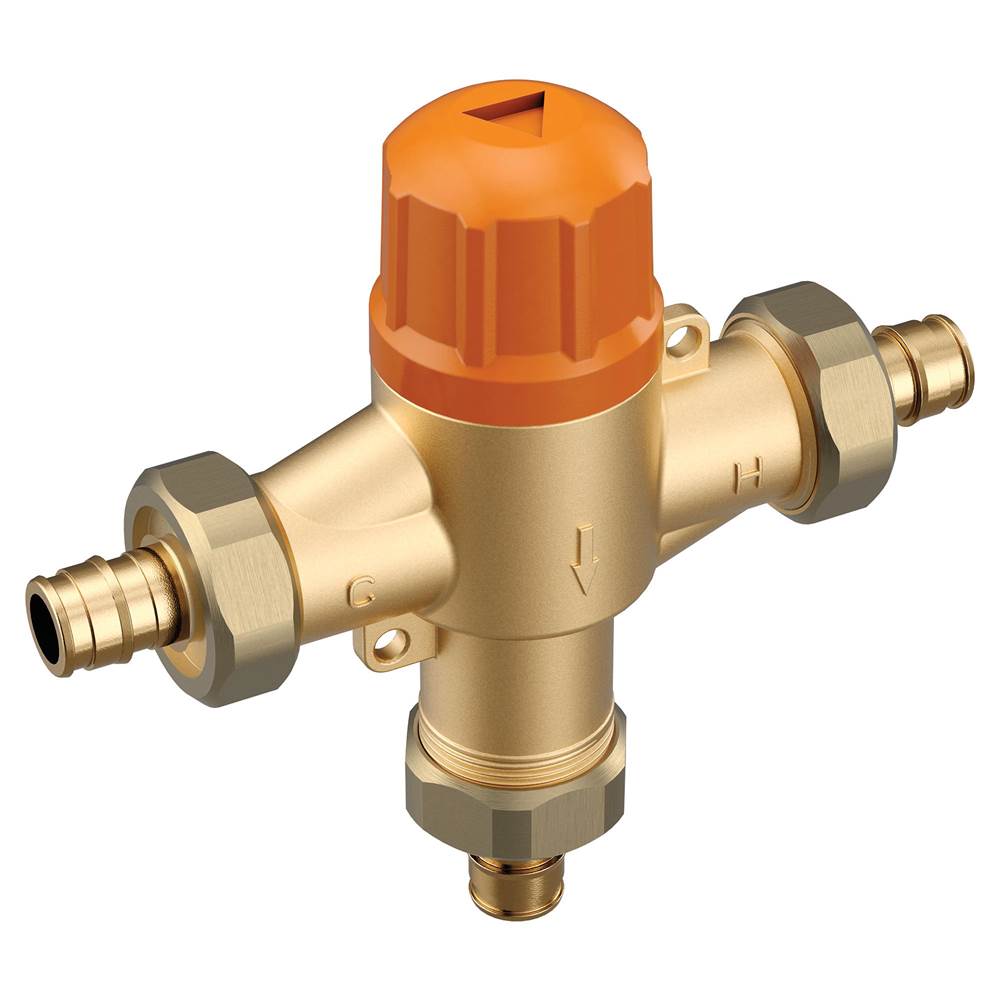 Moen - 1/2'' cold expansion PEX connection includes thermostatic