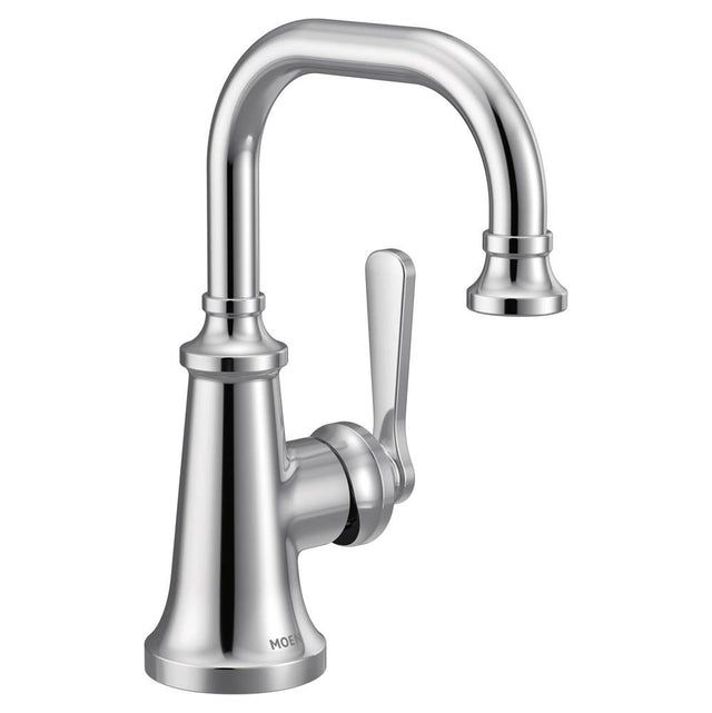 Moen - Colinet One-Handle Single Hole Traditional Bathroom Sink Faucet in Chrome - Chrome