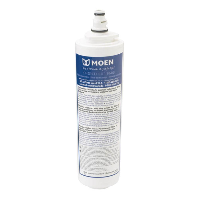 Moen - ChoiceFlo Replacement Water Filter Compatible with Moen Sip Filtered Kitchen Faucets - Unfinished