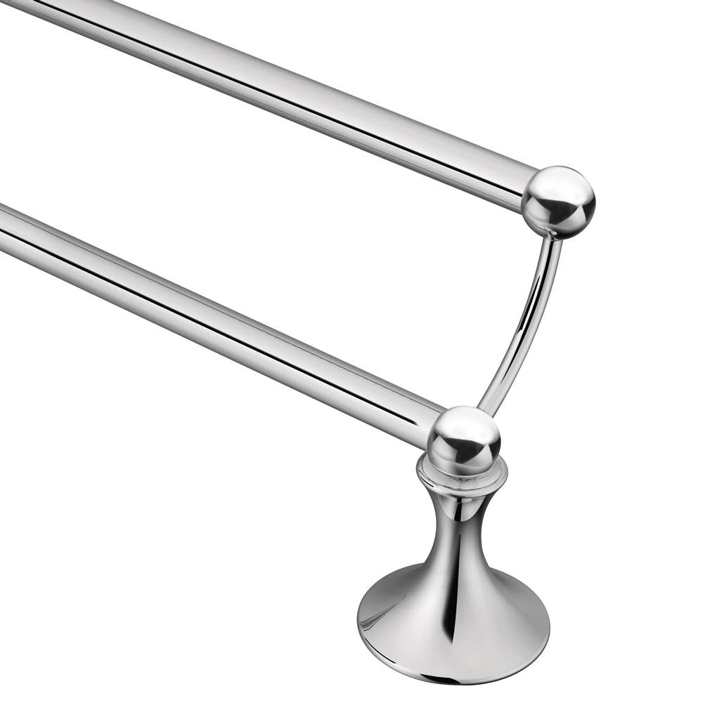 Moen - Chrome 24'' Double Towel Bar - Chrome