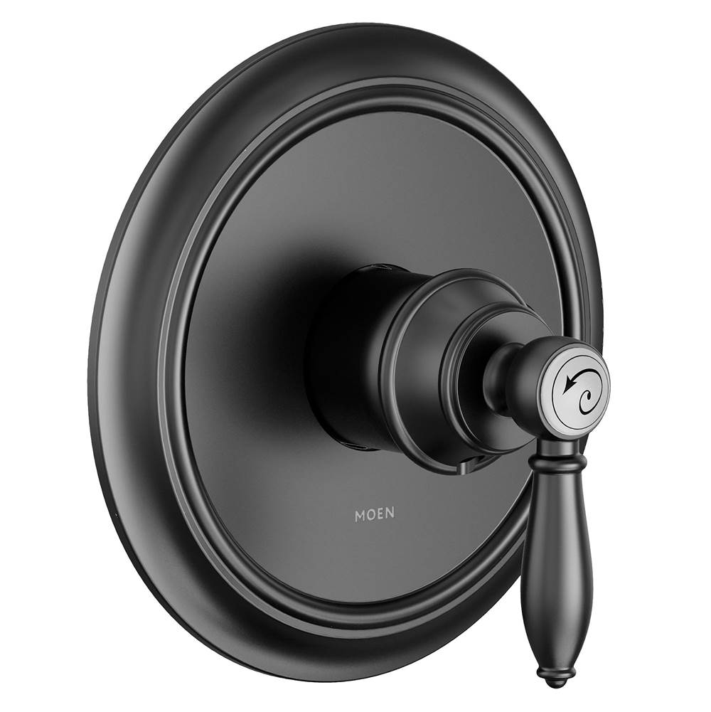 Moen - Weymouth M-CORE 2-Series 1-Handle Shower Trim Kit in Matte Black (Valve Sold Separately) - Matte Black