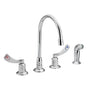Moen - Chrome two-handle kitchen faucet - Chrome