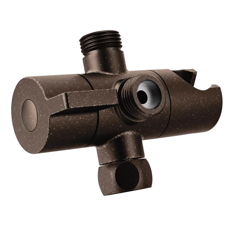 Moen - Pivoting Shower Arm Diverter with Hand Shower Cradle, Oil Rubbed Bronze - Oil Rubbed Bronze