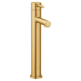 Moen - Align One-Handle Single Hole Modern Vessel Sink Bathroom Faucet, Brushed Gold - Brushed Gold