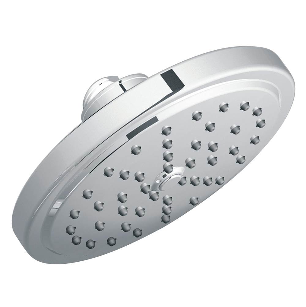 Moen - 7-Inch Single Function Eco Performance Shower Head with Immersion Rainshower Technology, Chrome - Chrome