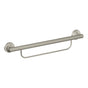 Moen - Brushed Nickel 24'' Grab Bar With Towel Bar - Brushed Nickel