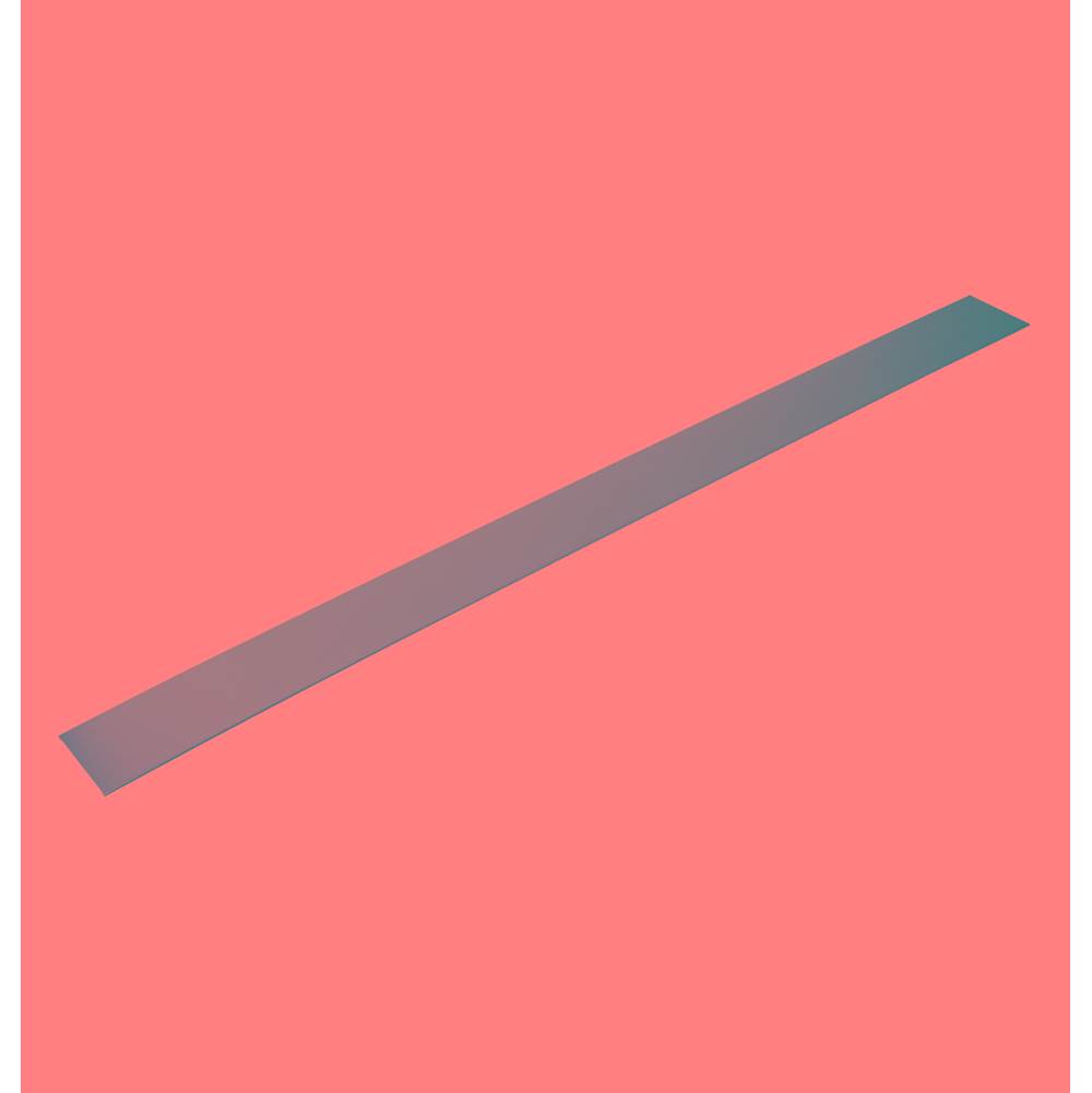 Monogram - 54'' Stainless Toekick for Column Refrigeration - White on White