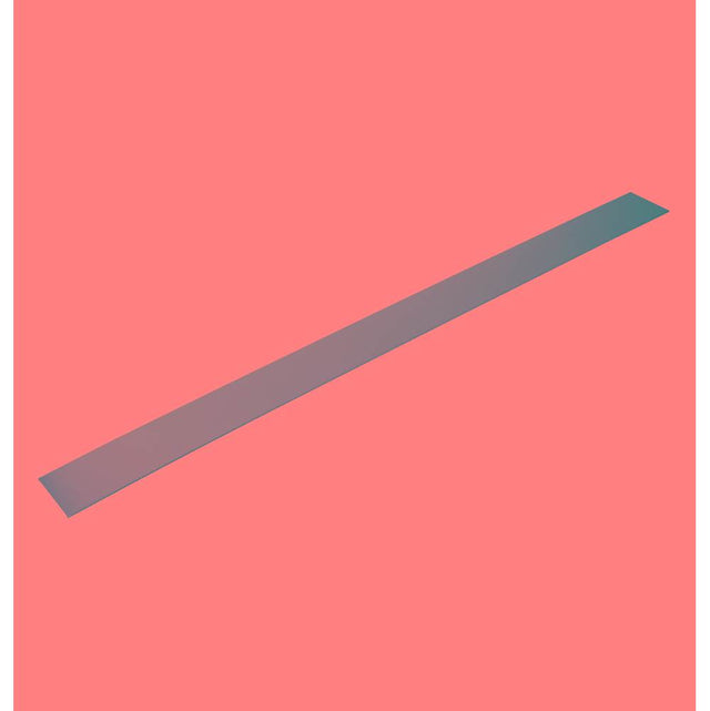 Monogram - 54'' Stainless Toekick for Column Refrigeration - White on White