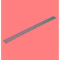 Monogram - 54'' Stainless Toekick for Column Refrigeration - White on White