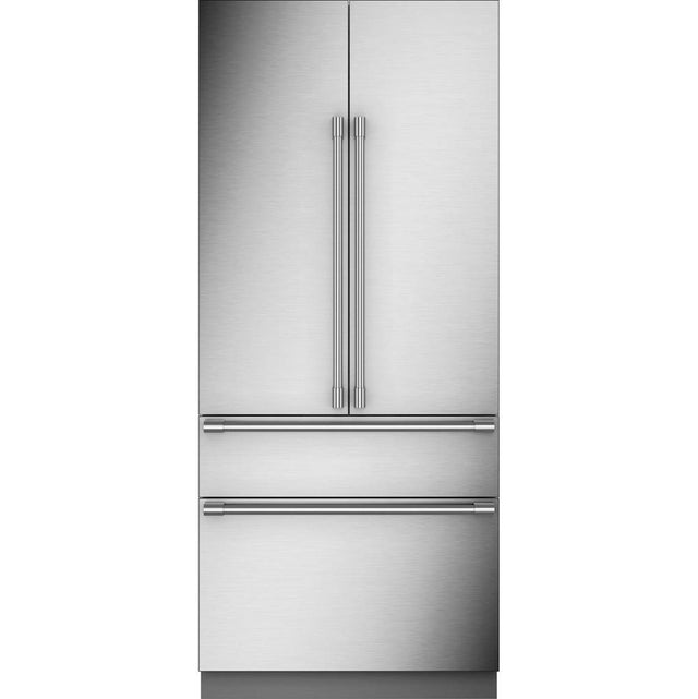 Monogram - 36'' Width 20.8 Cuft Custom Or SS Panel - Left Hand Door Swing