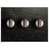 Monogram - 36'' Designer Collection Titanium Knobs for Pro Range - Titanium