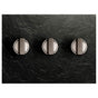 Monogram - 36'' Designer Collection Titanium Knobs for Pro Range - Titanium