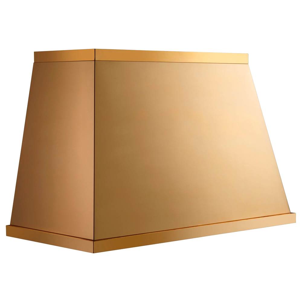 Monogram - 53'' Brass Hood Designer Collection - Brass
