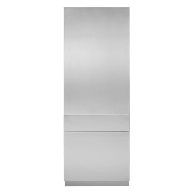 Monogram - 30'' Integrated Refer SS Solid Door Panel, 80'' Opening -3/4'', LH