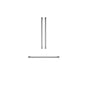 Monogram - Single Door Refrigerator - Statement Handle Kit - Stainless Steel