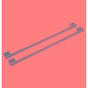 Monogram - Side-By-Side Refrigerators - Statement Handle Kit - Stainless Steel