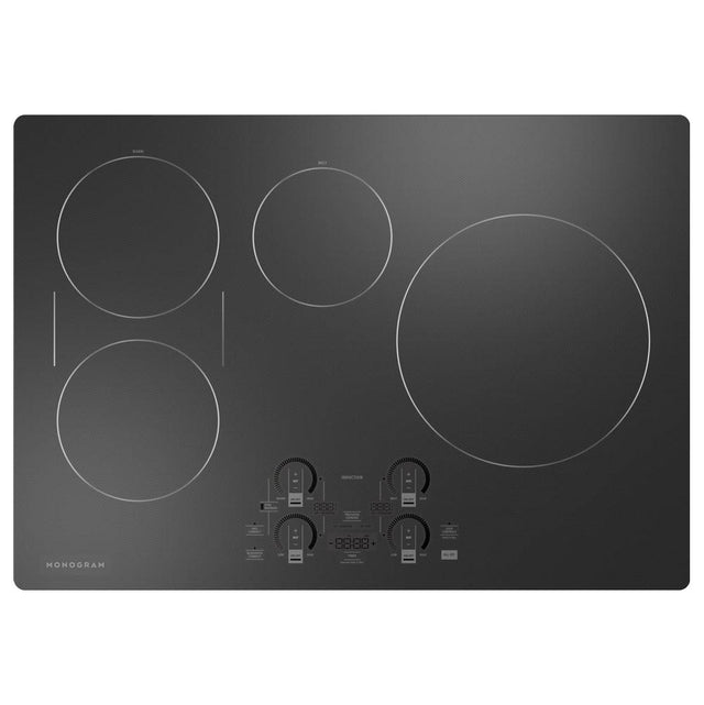 Monogram - 30'' Induction Cooktop - Black on Black
