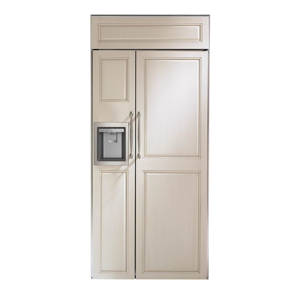 Monogram - Monogram 36'' Smart Built-In Side-by-Side Refrigerator with Dispenser