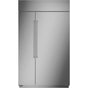 Monogram - Monogram 48'' Smart Built-In Side-by-Side Refrigerator - Stainless Steel