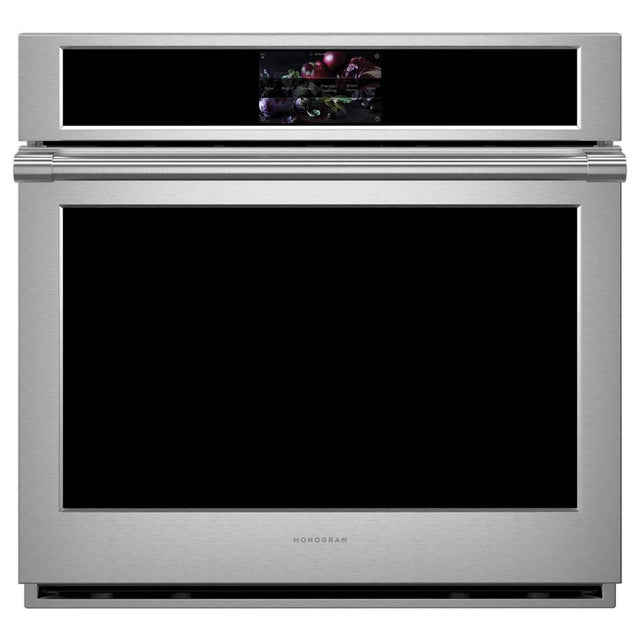 Monogram - Monogram 30'' Smart Electric Convection Single Wall Oven Statement Collection - Stainless Steel