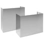 Monogram - 12 Ft. Duct Cover - Stainless Steel