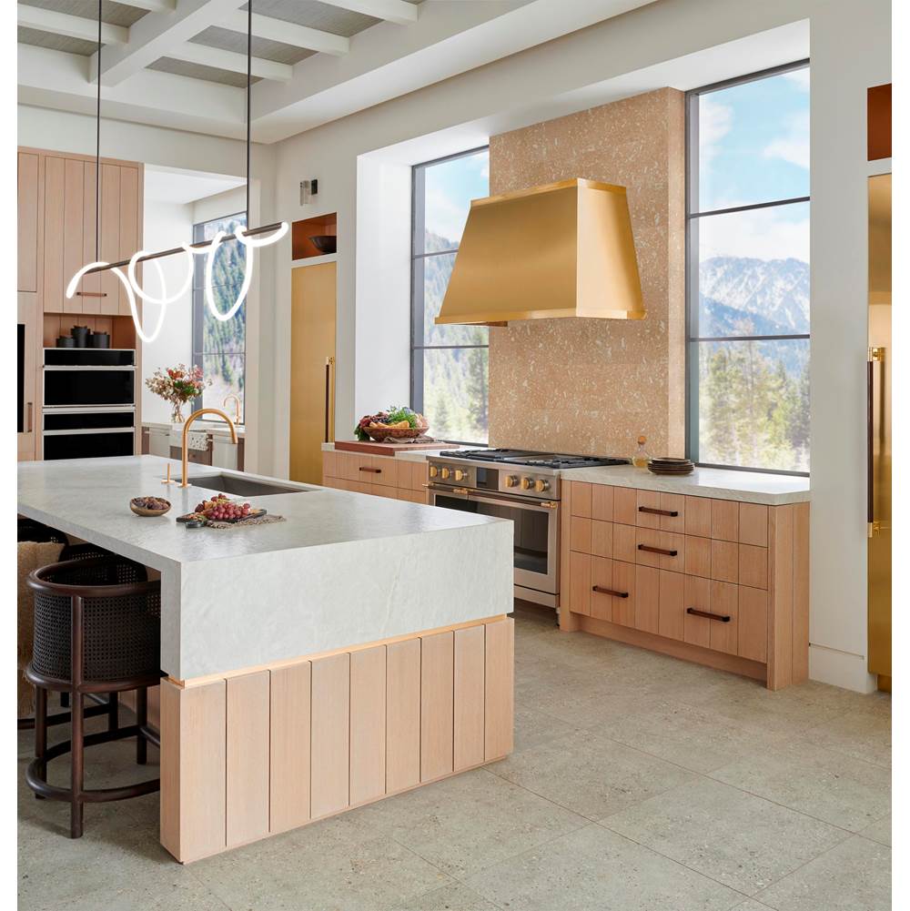 53'' Brass Hood Designer Collection