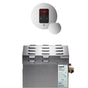 Mr. Steam - MS (iTempo) 5 kW (5000 W) Steam Shower Generator Package with iTempo Control in Round Polished Chrome - Polished Chrome