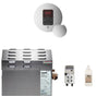 Mr. Steam - MS (iTempoPlus) 5 kW (5000 W) Steam Shower Generator Package with iTempoPlus Control in Round Polished Chrome - Polished Chrome