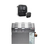 Mr. Steam - MS (AirTempo) 5 kW (5000 W) Steam Shower Generator Package with AirTempo Control in Black Polished Chrome - Black Polished Chrome