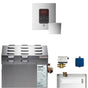 Mr. Steam - MS (Butler) 9 kW (9000 W) Steam Shower Generator Package with iTempoPlus Control in Square Polished Chrome - Polished Chrome